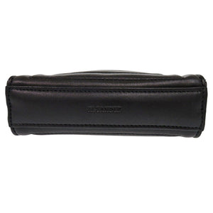 ジルサンダー タングル スモール レザー ブラック ショルダーバッグ 黒 0535【中古】JIL SANDER