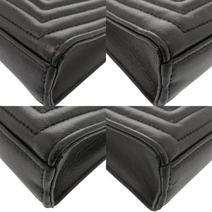 ジルサンダー タングル スモール レザー ブラック ショルダーバッグ 黒 0535【中古】JIL SANDER