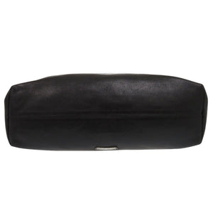 美品 クロムハーツ 3セメタリークロスパッチ レザー ブラック トートバッグ 黒 0556【中古】CHROME HEARTS メンズ