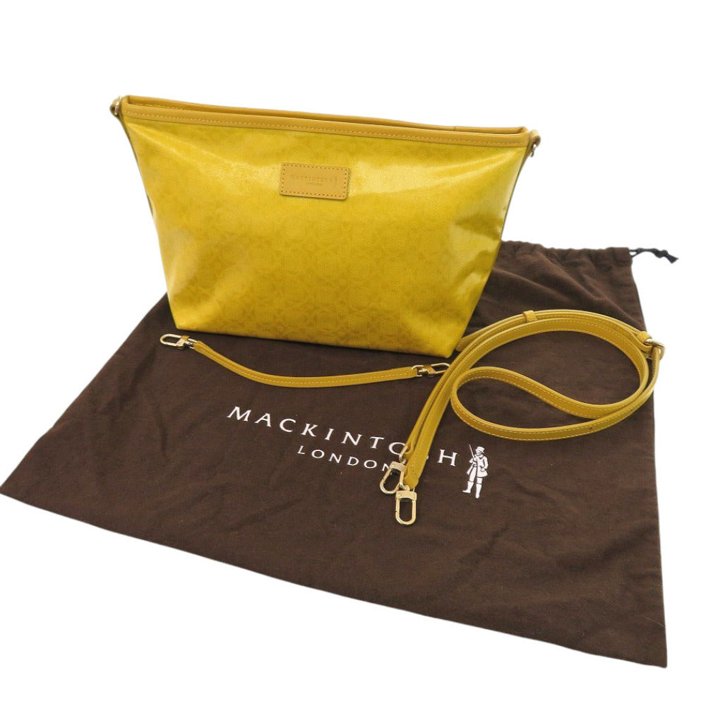 未使用 マッキントッシュ アンドリュー柄 ナイロン イエロー ショルダーバッグ 3wayバッグ 0558【中古】Mackintosh