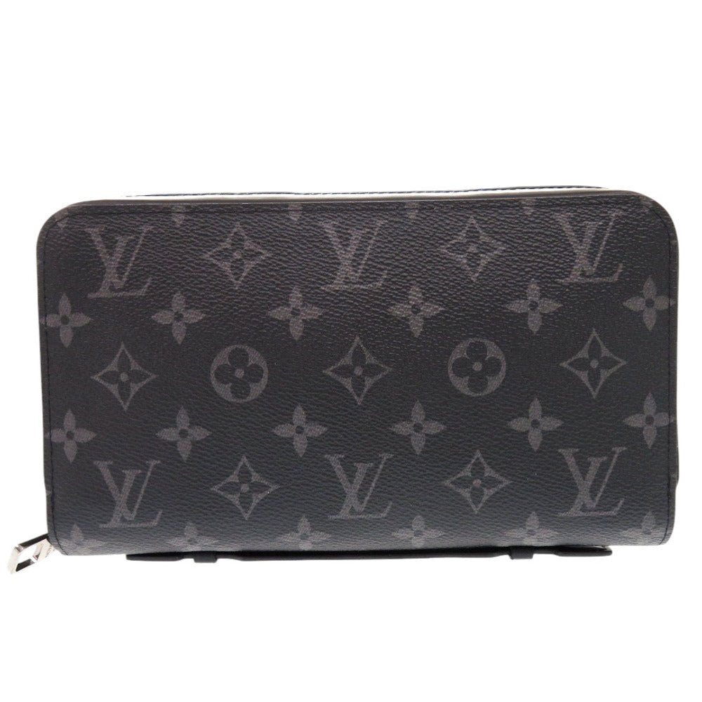 美品 ルイ ヴィトン ジッピーXL モノグラムエクリプス M61698 ブラック ラウンドファスナー 長財布 LV 0565【中古】LOUIS VUITTON