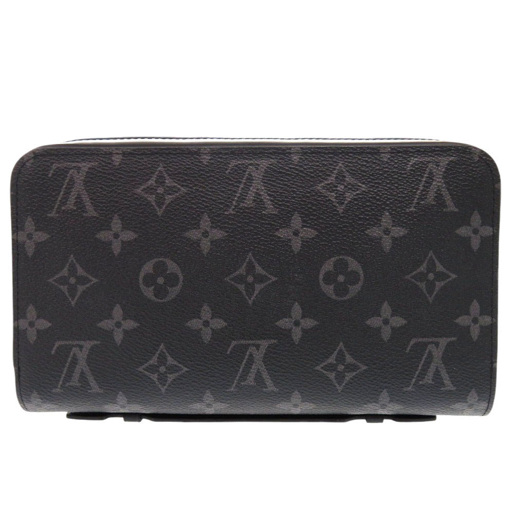 美品 ルイ ヴィトン ジッピーXL モノグラムエクリプス M61698 ブラック ラウンドファスナー 長財布 LV 0565【中古】LOUIS VUITTON
