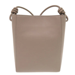 美品 ジルサンダー GIRO ジロ クロスボディ レザー トープグレー ショルダーバッグ 0588【中古】JIL SANDER