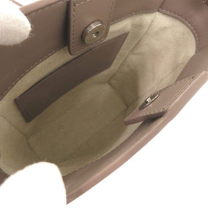 美品 ジルサンダー GIRO ジロ クロスボディ レザー トープグレー ショルダーバッグ 0588【中古】JIL SANDER