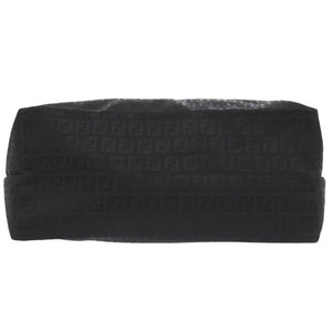 未使用品 フェンディ ズッキーノ トートバッグ キャンバス レザー ブラック 0590【中古】FENDI