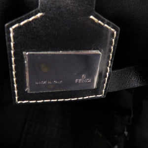 未使用品 フェンディ ズッキーノ トートバッグ キャンバス レザー ブラック 0590【中古】FENDI