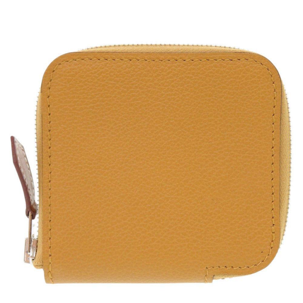 新品同様 エルメス アザップ シルクイン ヴォーエプソン セサミ B刻印(2023年製) コインケース 0602【中古】HERMES