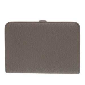 未使用 エルメス ドゴン コンパクト トゴ グリメイヤー W刻印(2024年製) 二つ折り財布 グレー  0603【中古】HERMES