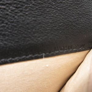 美品 クロエ CHC16UP809 レザー ブラック 黒 2つ折り長財布 財布 0616【中古】Chloe