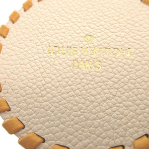 新品同様 ルイヴィトン モノグラムアンプラント オンザゴー ベージュ バッグチャーム キーホルダー 0640【中古】LOUIS VUITTON