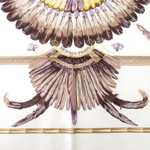 未使用品 エルメス カレ90 BRAZIL ブラジル シルク マルチカラー スカーフ 0643【中古】HERMES