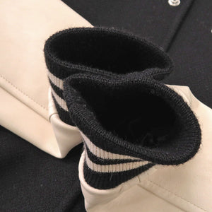 新品同様 セリーヌ クラシック テディジャケット 2V56D896C ウール/ナイロン ブラック スタジャン 黒 0646【中古】CELINE