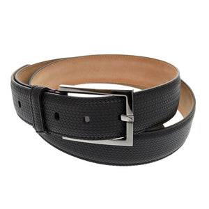 未使用 フェンディ 7C0258 レザー ブラック ベルト 黒 0653【中古】FENDI