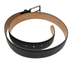 未使用 フェンディ 7C0258 レザー ブラック ベルト 黒 0653【中古】FENDI