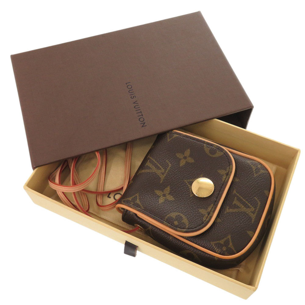 新品同様 ルイ ヴィトン ポシェット カンクーン モノグラム M60018 ブラウン ショルダーバッグ LV 0657【中古】LOUIS VUITTON