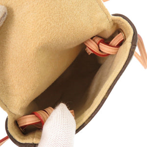 新品同様 ルイ ヴィトン ポシェット カンクーン モノグラム M60018 ブラウン ショルダーバッグ LV 0657【中古】LOUIS VUITTON