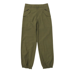 新品同様 ロエベ カーゴトラウザーズパンツ H526Y04WE3 コットン カーキグリーン カーゴパンツ 0672【中古】LOEWE
