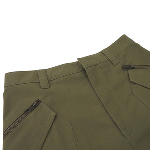 新品同様 ロエベ カーゴトラウザーズパンツ H526Y04WE3 コットン カーキグリーン カーゴパンツ 0672【中古】LOEWE