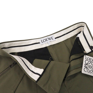 新品同様 ロエベ カーゴトラウザーズパンツ H526Y04WE3 コットン カーキグリーン カーゴパンツ 0672【中古】LOEWE