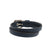 ルイヴィトン ブラスレ・インステップ M6254E レザー シルバー金具 ネイビー ブレスレット 0677【中古】LOUIS VUITTON