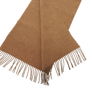 未使用 エルメス カシミヤ ブラウン オレンジ マフラー 0695【中古】HERMES