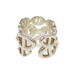 美品 エルメス シェーヌダンクル アンシェネ GM H109506B シルバー925 約14号 シルバー リング 指輪 0719【中古】HERMES