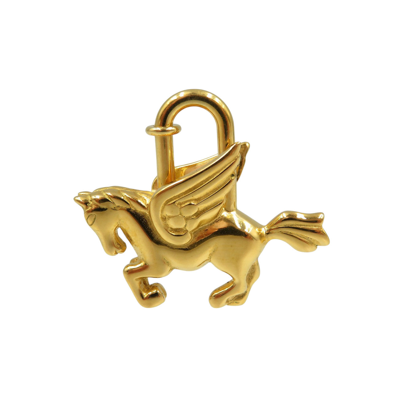 美品 エルメス ペガサス カデナ 南京錠 1993年限定 GP ゴールド チャーム 0734【中古】HERMES