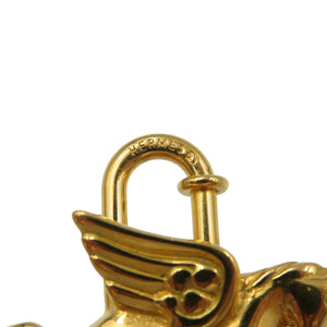 美品 エルメス ペガサス カデナ 南京錠 1993年限定 GP ゴールド チャーム 0734【中古】HERMES