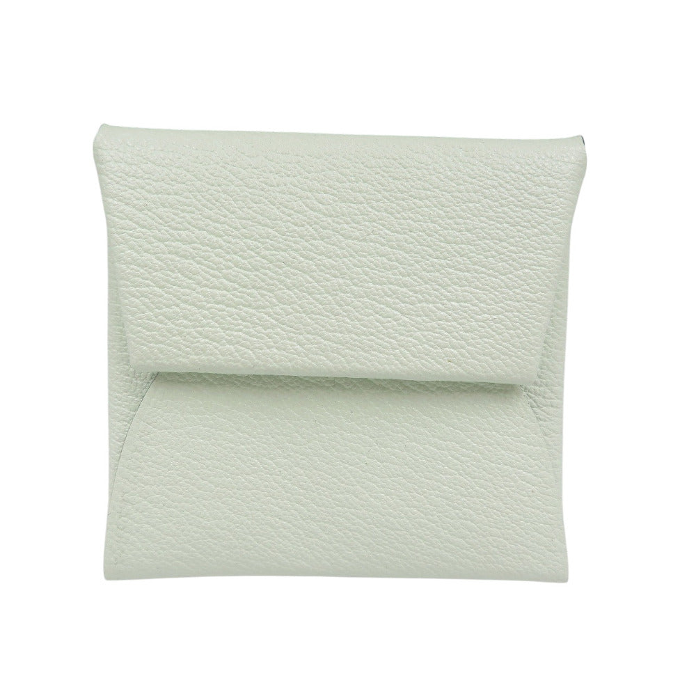 美品 エルメス バスティア ヴェルソ シェブルミゾル シルバー金具 ヴェールフィズ ブルーゼフィール B刻印 2023年製 コインケース 0738【中古】HERMES