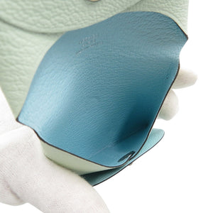 美品 エルメス バスティア ヴェルソ シェブルミゾル シルバー金具 ヴェールフィズ ブルーゼフィール B刻印 2023年製 コインケース 0738【中古】HERMES