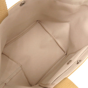 美品 エルベ・シャプリエ リュクス舟形トートM 707GP コーテッドキャンバス タラマ ゴールド ピンク ハンドバッグ 0749【中古】Herve Chapelier