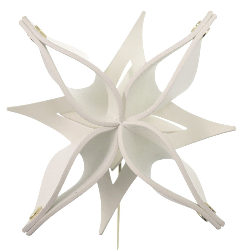 ルイ ヴィトン Origami Flowers by Atelier Oï オリガミ フラワー レザー ホワイト 白 LV 0807【中古】LOUIS VUITTON