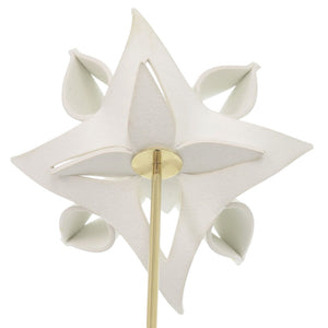 ルイ ヴィトン Origami Flowers by Atelier Oï オリガミ フラワー レザー ホワイト 白 LV 0807【中古】LOUIS VUITTON