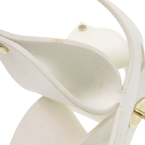 ルイ ヴィトン Origami Flowers by Atelier Oï オリガミ フラワー レザー ホワイト 白 LV 0807【中古】LOUIS VUITTON
