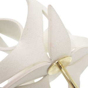 ルイ ヴィトン Origami Flowers by Atelier Oï オリガミ フラワー レザー ホワイト 白 LV 0807【中古】LOUIS VUITTON