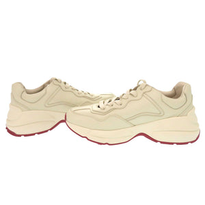 未使用品 グッチ × ドラえもん ライトン サイズ37 655037 レザー アイボリー スニーカー 0808【中古】GUCCI