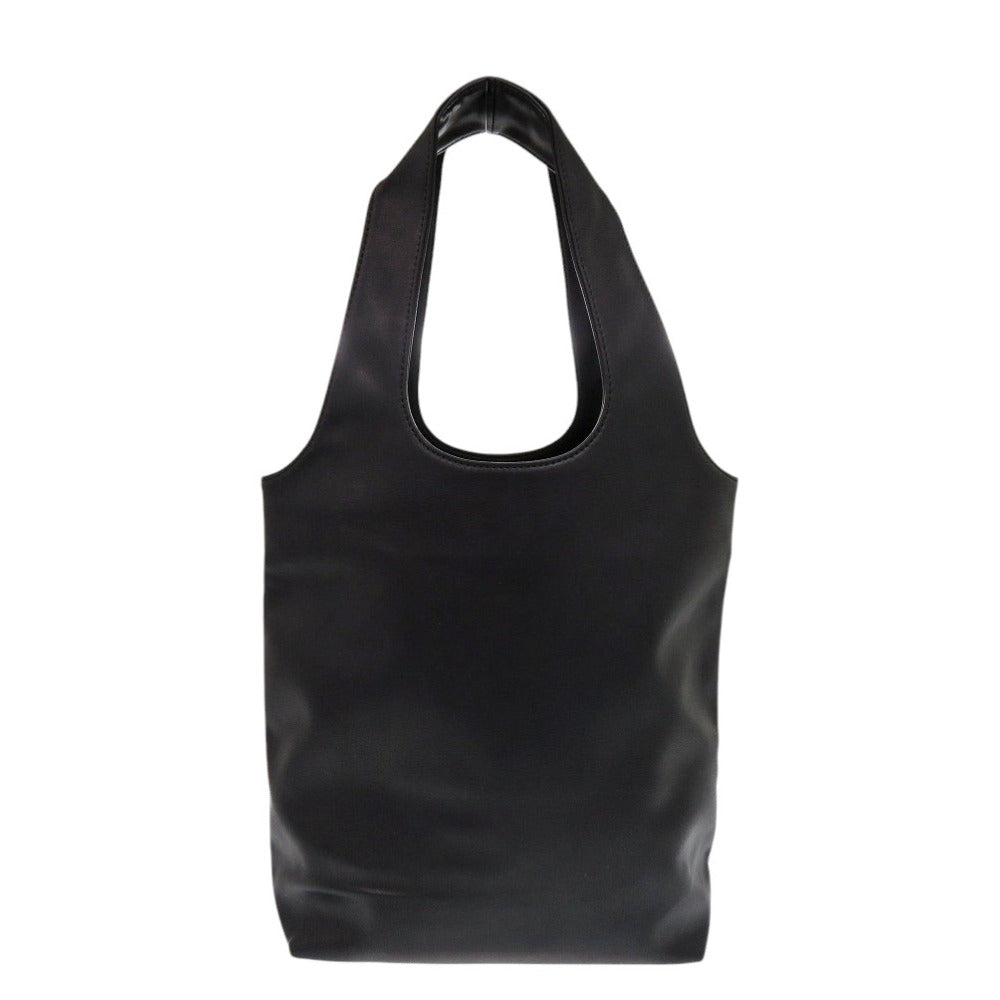 新品同様 アーペーセー Ninon small ニノン スモール フェイクレザー ポリウレタン/ポリエステル ブラック トートバッグ 黒 0811【中古】A.P.C.