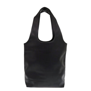 新品同様 アーペーセー Ninon small ニノン スモール フェイクレザー ポリウレタン/ポリエステル ブラック トートバッグ 黒 0811【中古】A.P.C.