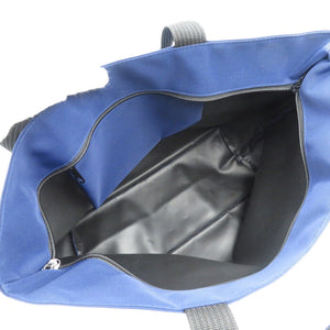 美品 エルベシャプリエ 1024Ｎ スクエアショルダー A4サイズ ナイロン ブルーニュイ ブラック トートバッグ 0829【中古】Herve Chapelier