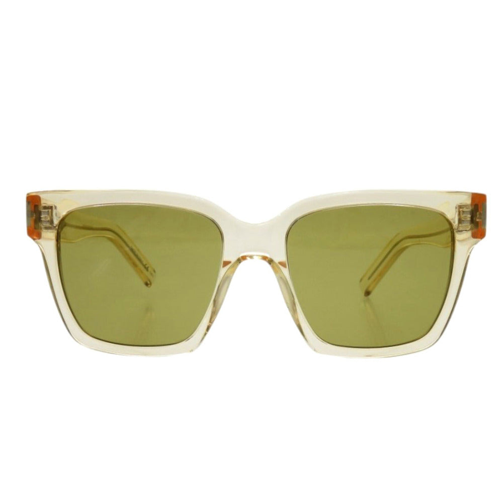 美品 サンローランパリ SL507 プラスチック イエロー サングラス 黄色 0840【中古】SAINT LAURENT PARIS