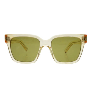 美品 サンローランパリ SL507 プラスチック イエロー サングラス 黄色 0840【中古】SAINT LAURENT PARIS