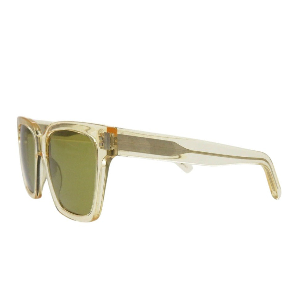 美品 サンローランパリ SL507 プラスチック イエロー サングラス 黄色 0840【中古】SAINT LAURENT PARIS