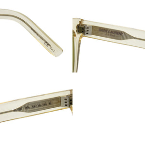 美品 サンローランパリ SL507 プラスチック イエロー サングラス 黄色 0840【中古】SAINT LAURENT PARIS