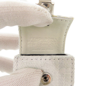 美品 フェンディ × MARC JACOBS マークジェイコブス デニム ストーン ブルー ホワイト ショルダーストラップ 0847【中古】FENDI