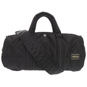 未使用品 吉田カバン PORTER ポーター TANKER タンカー DRUM ドラム ナイロン ブラック 2WAY ダッフルバッグ 0880【中古】YOSHIDA & CO., LTD.