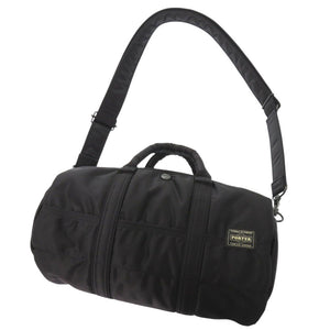 未使用品 吉田カバン PORTER ポーター TANKER タンカー DRUM ドラム ナイロン ブラック 2WAY ダッフルバッグ 0880【中古】YOSHIDA & CO., LTD.
