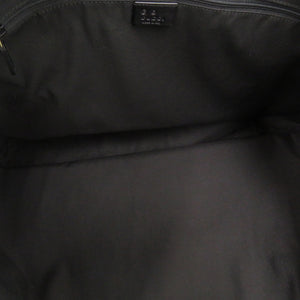 美品 グッチ ホースビット柄 238695 キャンバス/レザー ブラック トートバッグ 黒 0892【中古】GUCCI