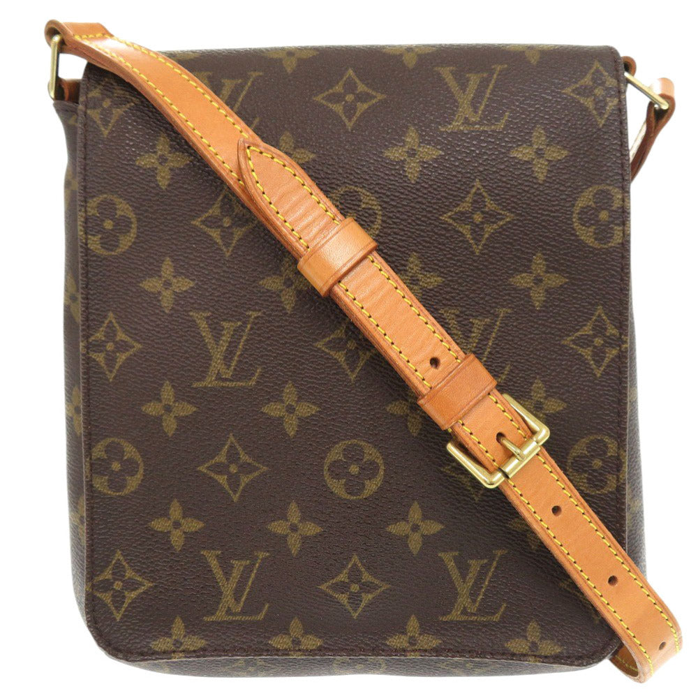 ルイ ヴィトン ミュゼットサルサ ショートストラップ モノグラム M51258 ブラウン ショルダーバッグ LV 0893【中古】LOUIS VUITTON