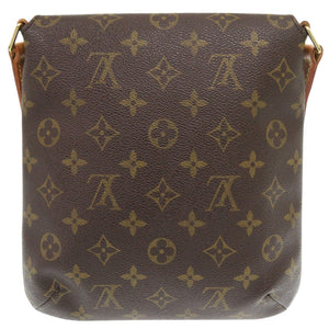 ルイ ヴィトン ミュゼットサルサ ショートストラップ モノグラム M51258 ブラウン ショルダーバッグ LV 0893【中古】LOUIS VUITTON