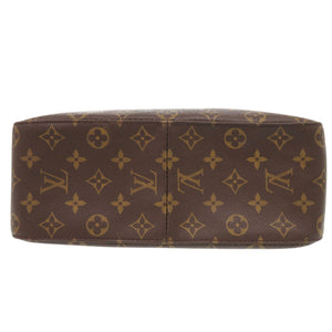美品 ルイ ヴィトン ルーピングGM モノグラム M51145 ブラウン ショルダーバッグ LV 0895【中古】LOUIS VUITTON